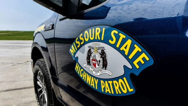 A Kansas woman was seriously injured after crashing into a tractor-trailer near Dearborn, Missouri Wednesday.