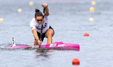 Nevin Harrison during C1 women 200m -Final A at the ICF Canoe Sprint and Paracanoe World Championships 2026 in Poznan