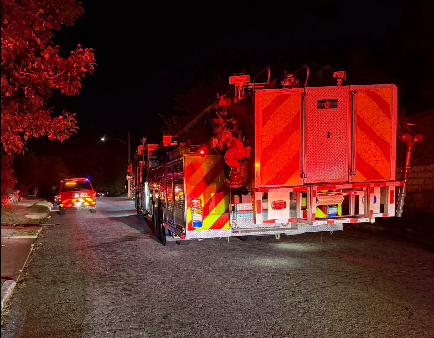 SJFD responds to Downtown fire Sunday night.