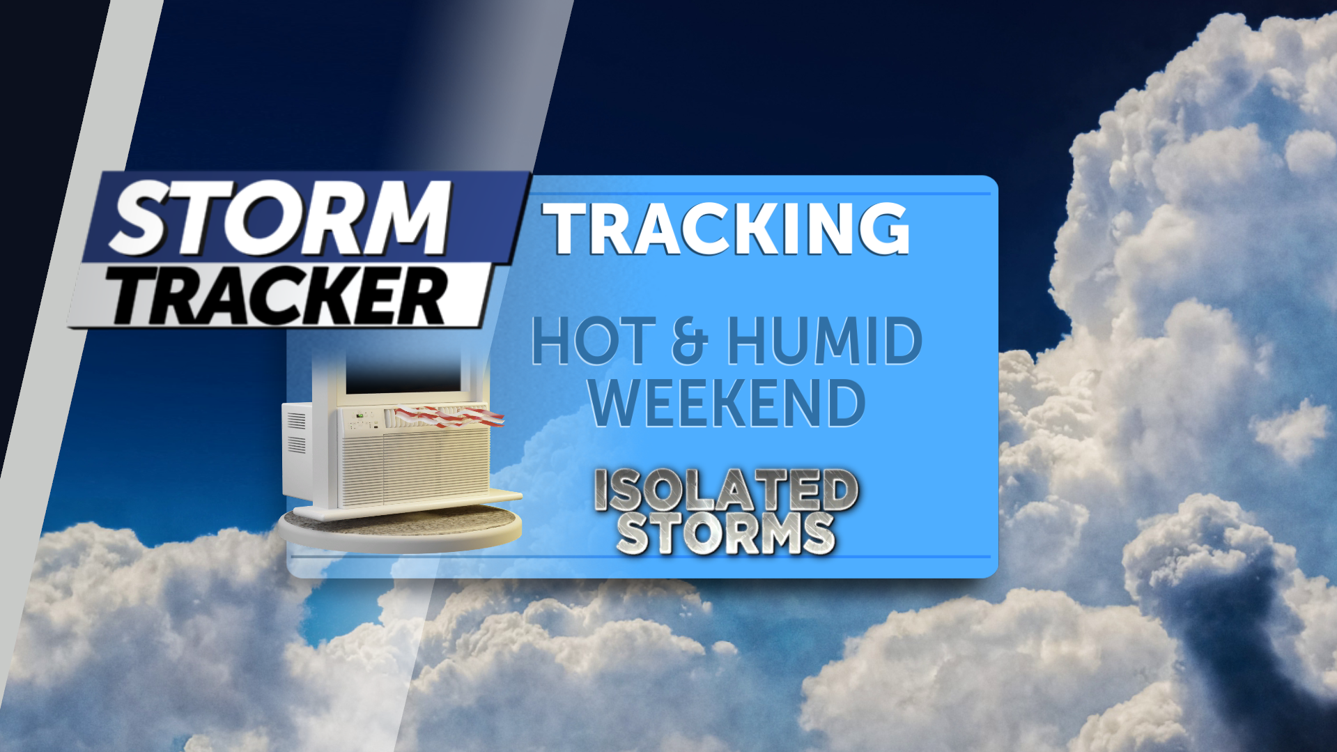 Tracking weekend heat and humidity, slight rain chances