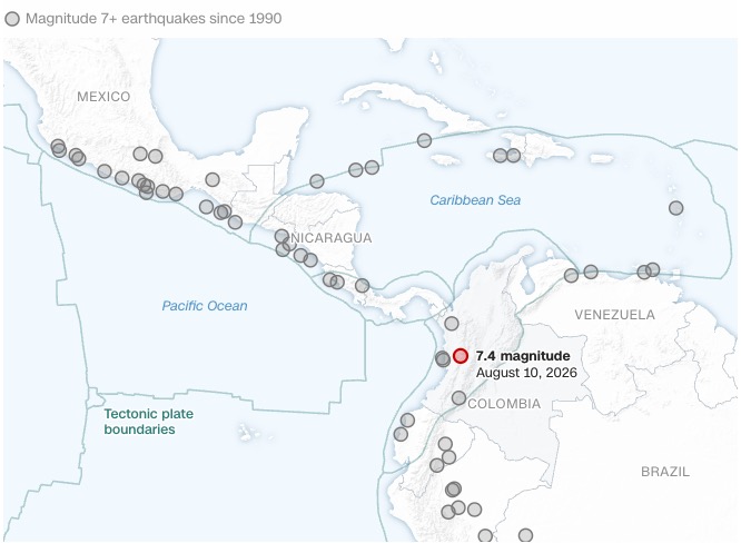 <i>California Earthquake Authority and US Geological Survey via CNN Newsource</i><br/>Earthquakes are most commonly measured by magnitude