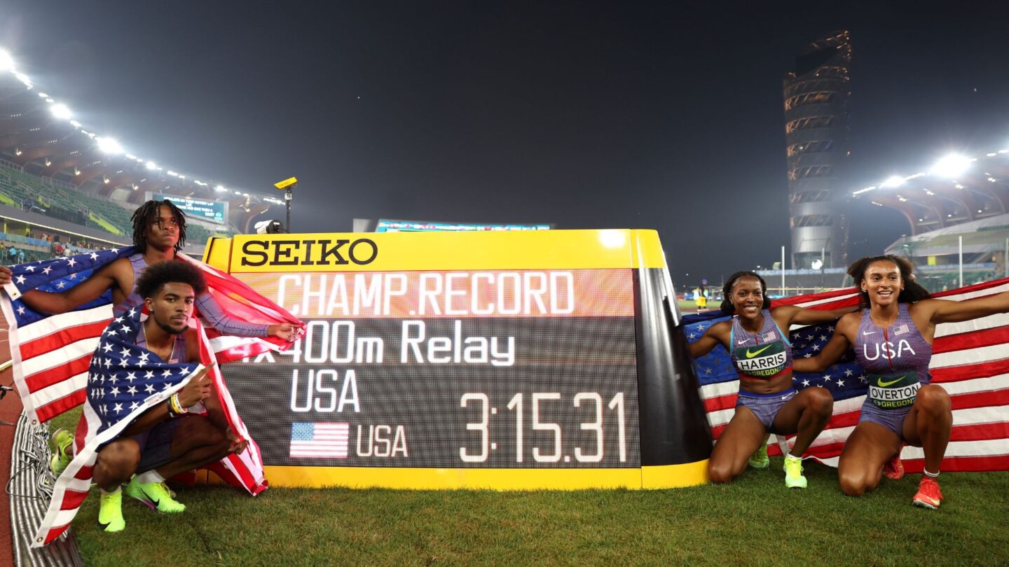 <i></i><br/>Athletes compete at the 2026 World Athletics U20 Championships in Eugene