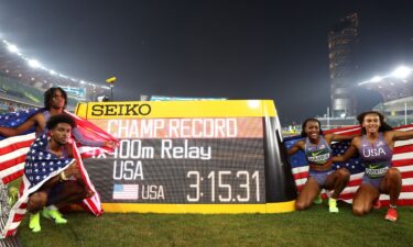 Athletes compete at the 2026 World Athletics U20 Championships in Eugene