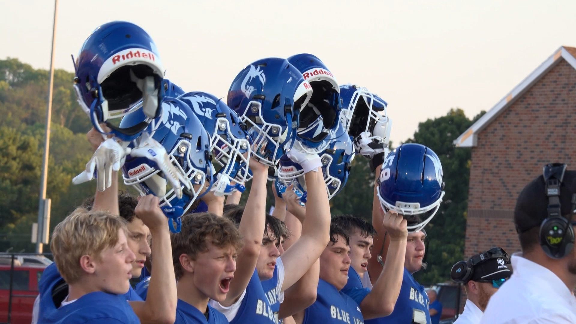 West Platte football cruises to a home victory over Maysville to begin season