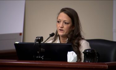 Marcee Gray testifies during Colin Gray's trial in Winder