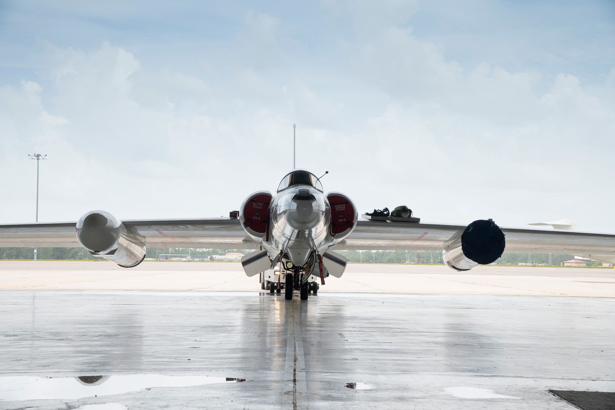 <i>Carla Thomas/NASA via CNN Newsource</i><br/>NASA’s ER-2 aircraft