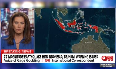 Indonesia has issued a local tsunami warning after a 7.7 magnitude earthquake struck near the center of the archipelago nation on August 15.