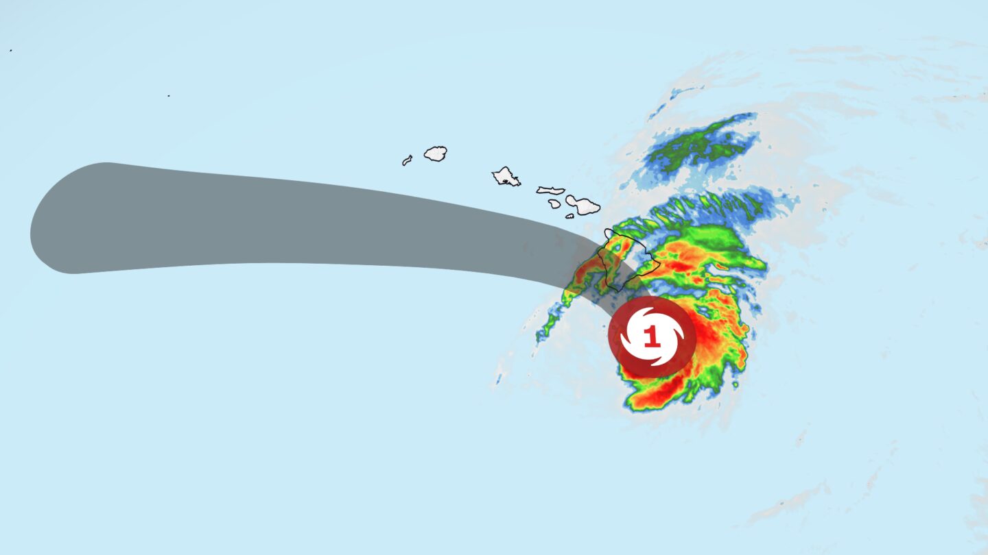 <i>CNN Weather via CNN Newsource</i><br/>Drenching rainfall is expected across Hawaii from Saturday through Monday.