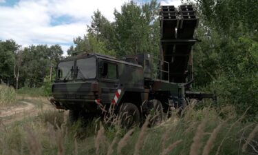 Patriot missile launchers sitting empty in Ukraine.