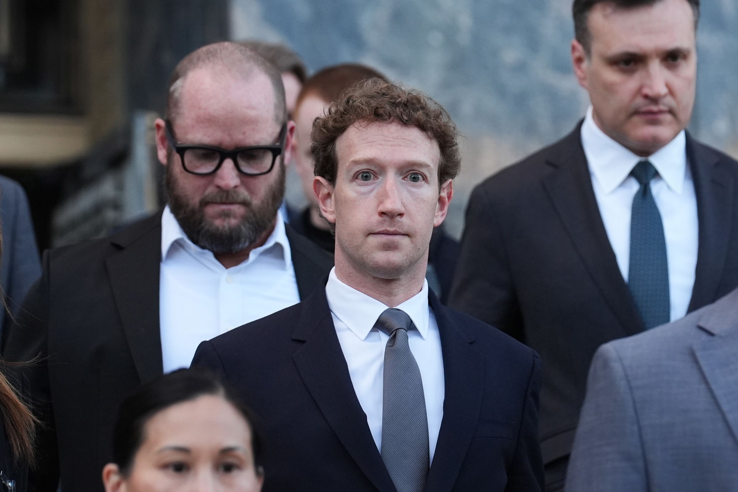 <i>Damian Dovarganes/AP/File via CNN Newsource</i><br/>Meta CEO Mark Zuckerberg in Los Angeles in March. The company is heading back to court to defend against a case from state attorneys general.