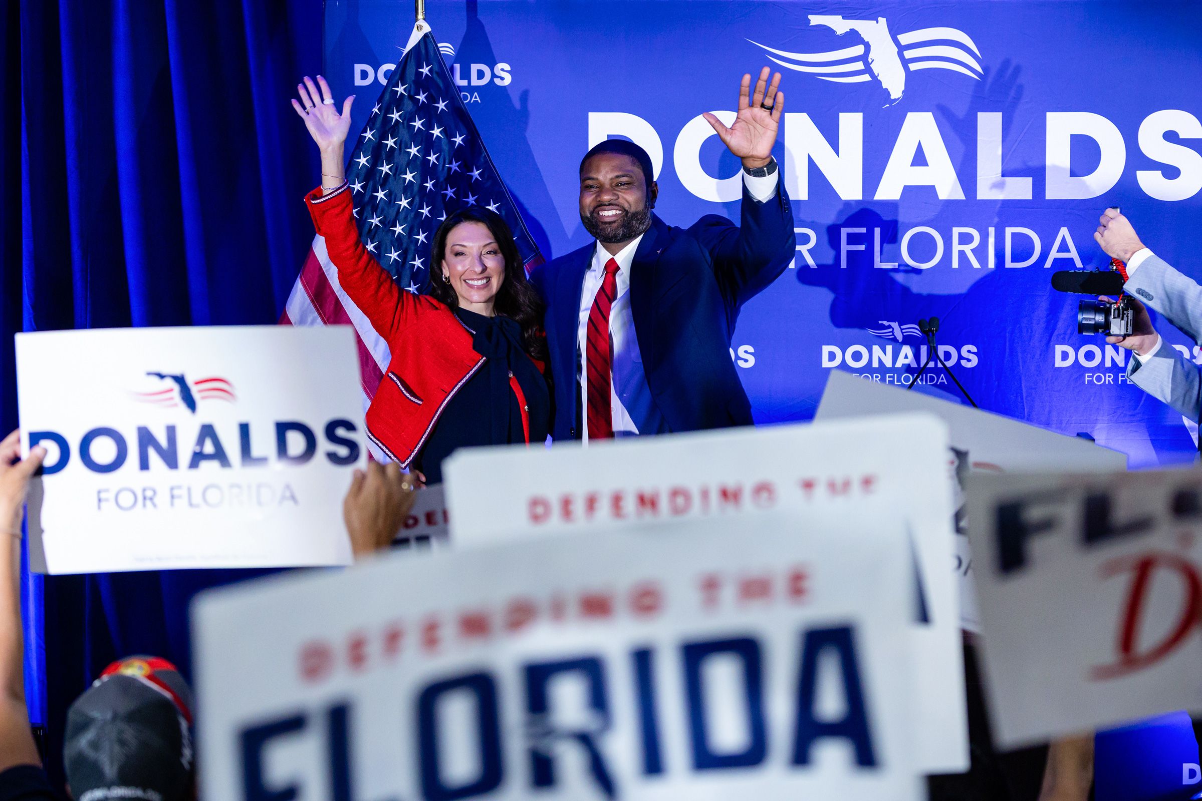 <i>Joe Raedle/Getty Images via CNN Newsource</i><br/>Democratic US Senate candidate and Florida state Rep. Angie Nixon