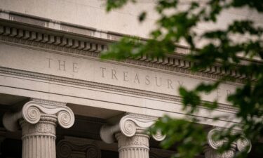 The US Treasury building in Washington
