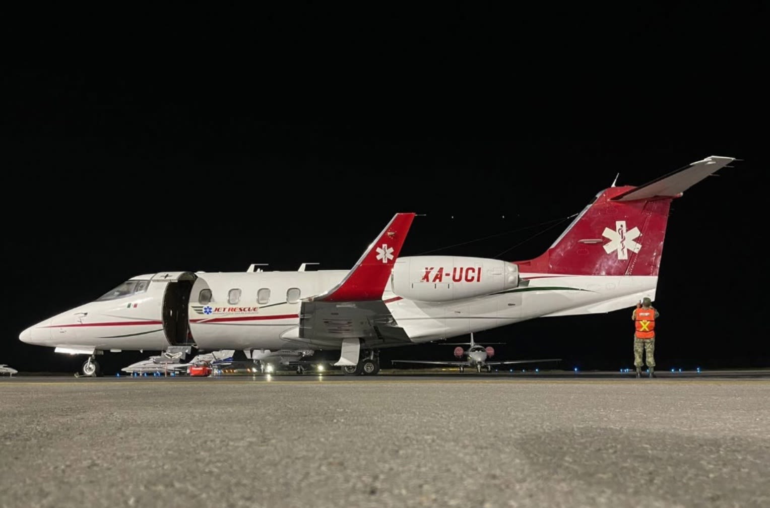 <i>Med Jets/NTSB via CNN Newsource</i><br/>A photo of a Med Jets plane that crashed into a Philadelphia neighborhood last year