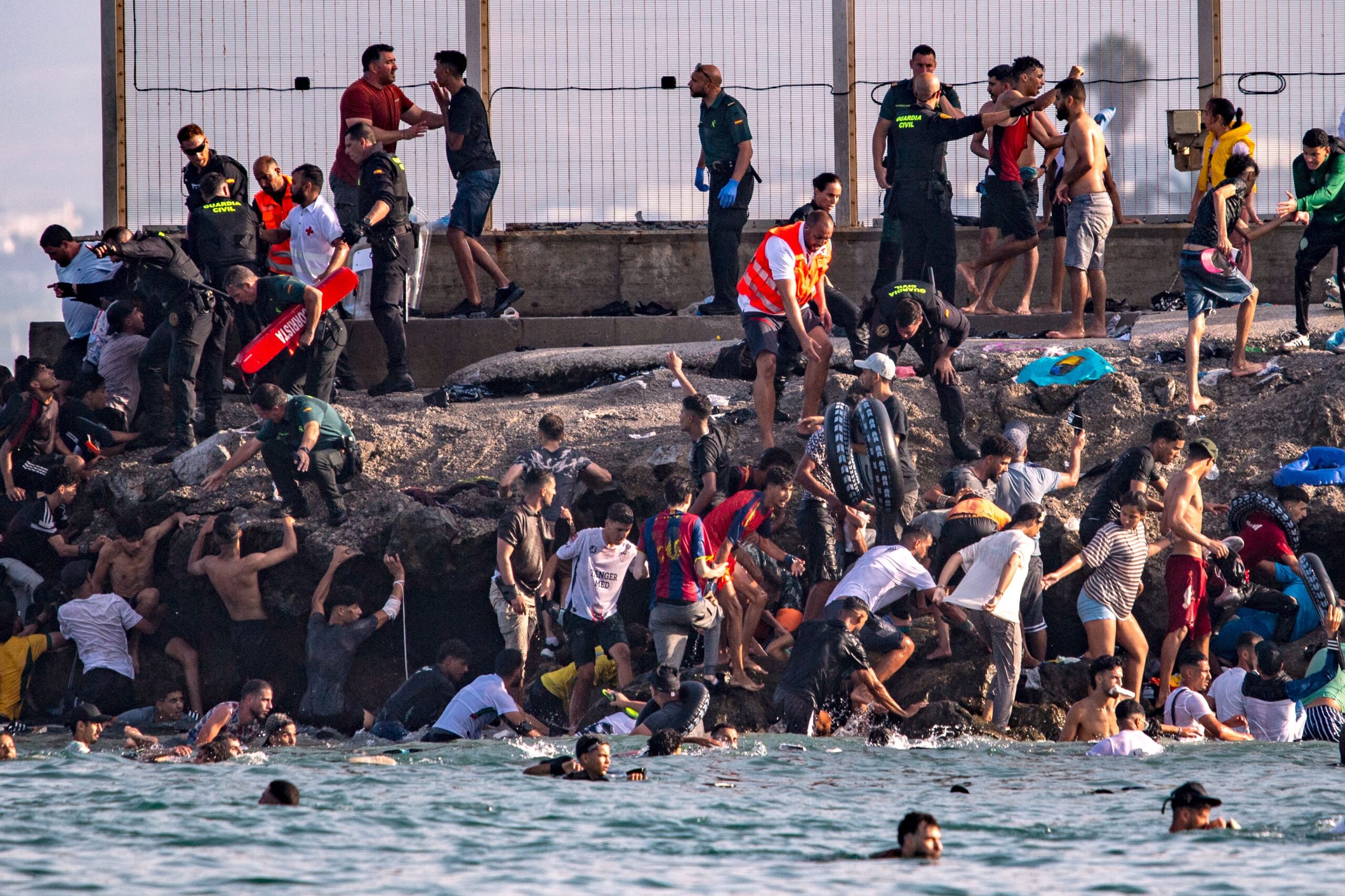 <i>Jorge Guerrero/AFP/Getty Images via CNN Newsource</i><br/>Several European countries have criticized Spain's migration policies.