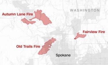 Three major wildfires are burning near Spokane