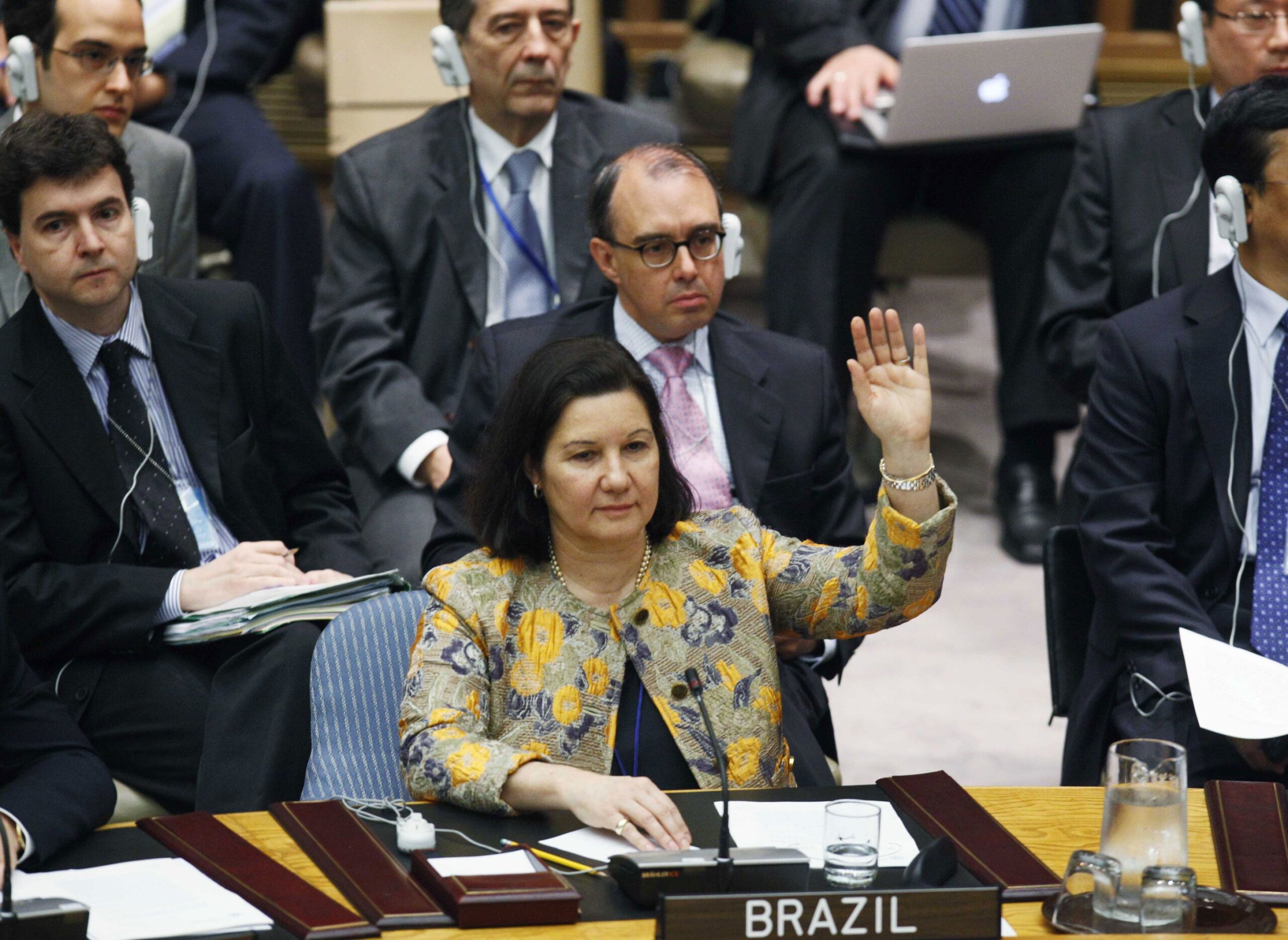 <i>John Mcilwaine/United Nations/Sipa via CNN Newsource</i><br/>The Trump administration has revoked the visa of Brazil’s Ambassador to the US Maria Luiza Ribeiro Viotti.