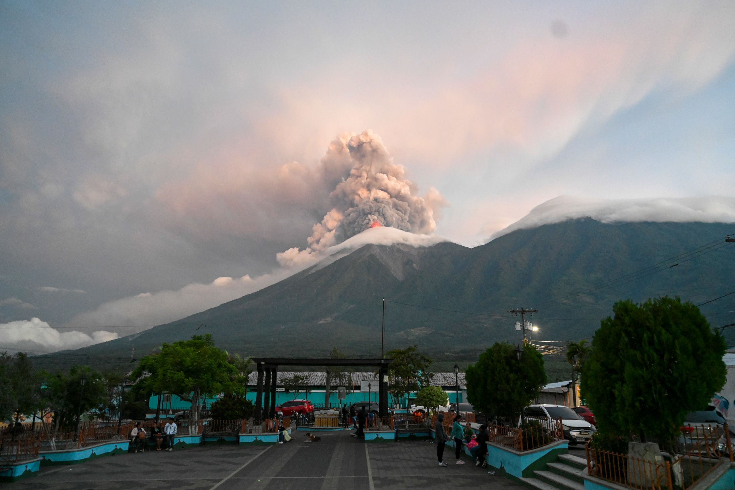 <i>Johan Ordonez/AFP/Getty Images via CNN Newsource</i><br/>This picture taken in Alotenango on August 4