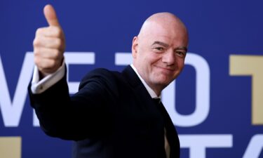 FIFA President Gianni Infantino pictured ahead of the 2026 FIFA World Cup final.