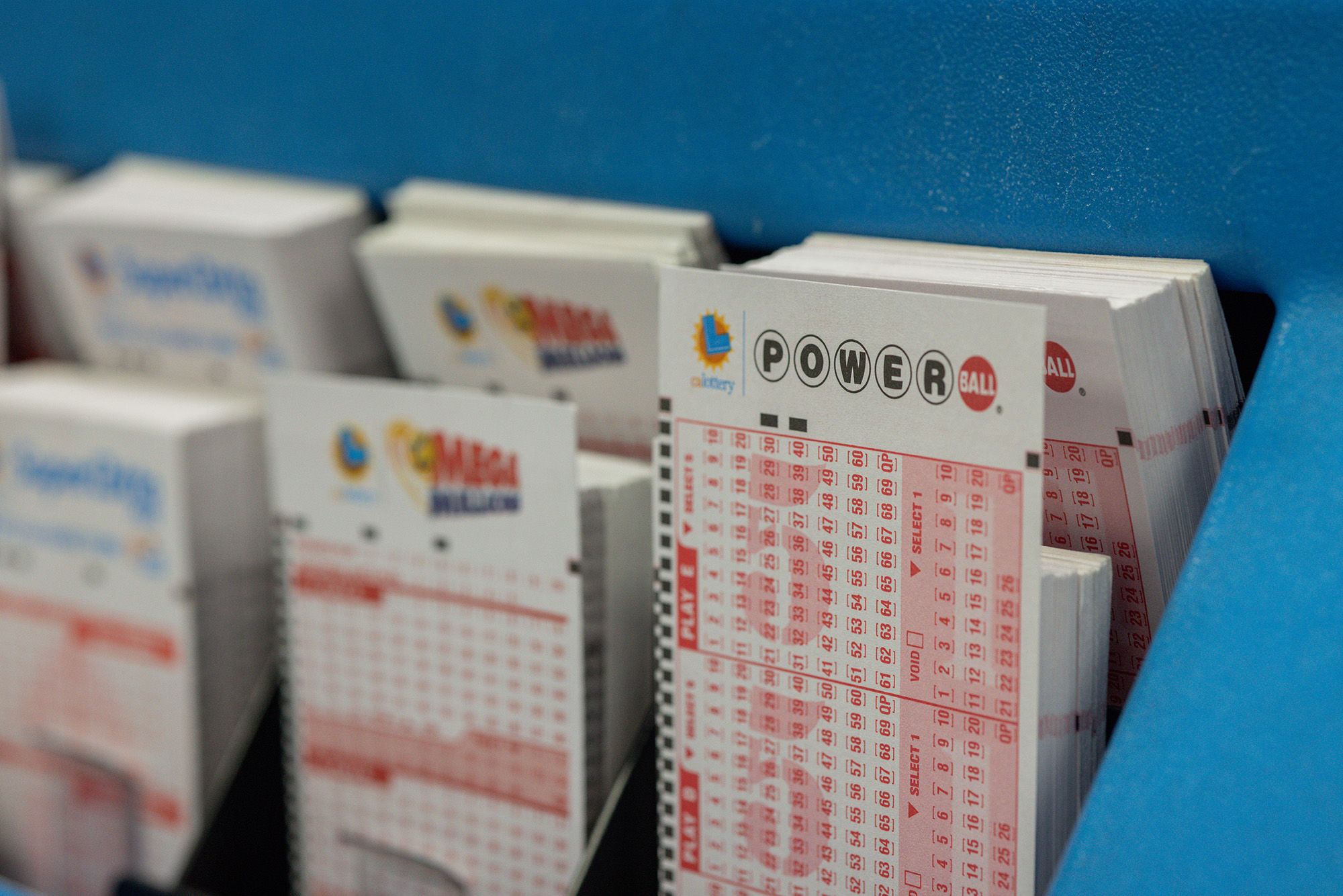 <i>Juliana Yamada/Los Angeles Times/Getty Images via CNN Newsource</i><br/>The Powerball jackpot has soared to $856 million as no won has matched all six numbers in over three months.