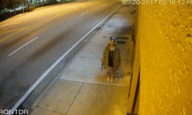 Security video shows Sophie Reeder walking down Davie Boulevard
