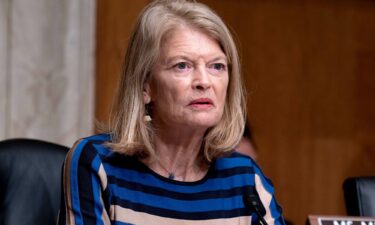 Senator Lisa Murkowski speaks on Capitol Hill