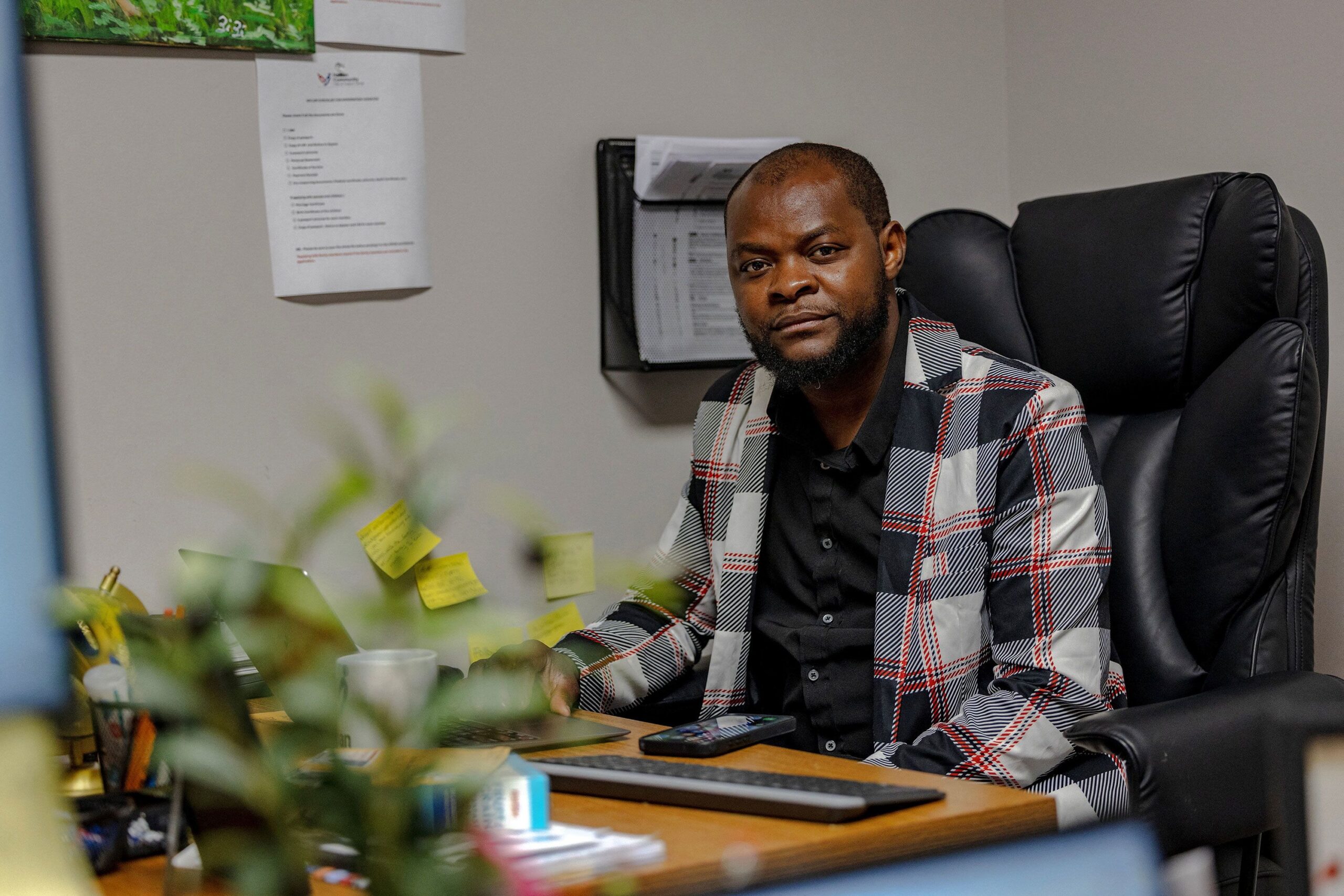 <i>Jim Vondruska/REUTERS/REUTERS via CNN Newsource</i><br/>Co-Founder and Executive Director of Haitian Community Help and Support Center Vilès Dorsainvil says many have felt humiliated by the ankle monitors authorities are now issuing. 