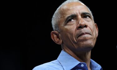 Former President Barack Obama speaks in Norfolk