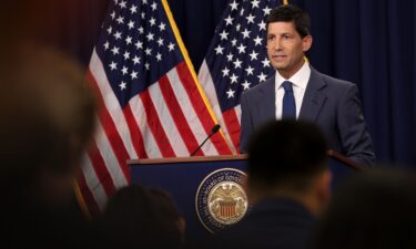 Federal Reserve Chair Kevin Warsh speaks during a news conference at Federal Reserve Headquarters on July 29
