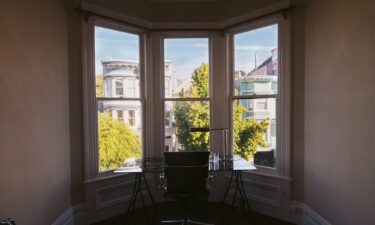 An empty office space in a building in San Francisco