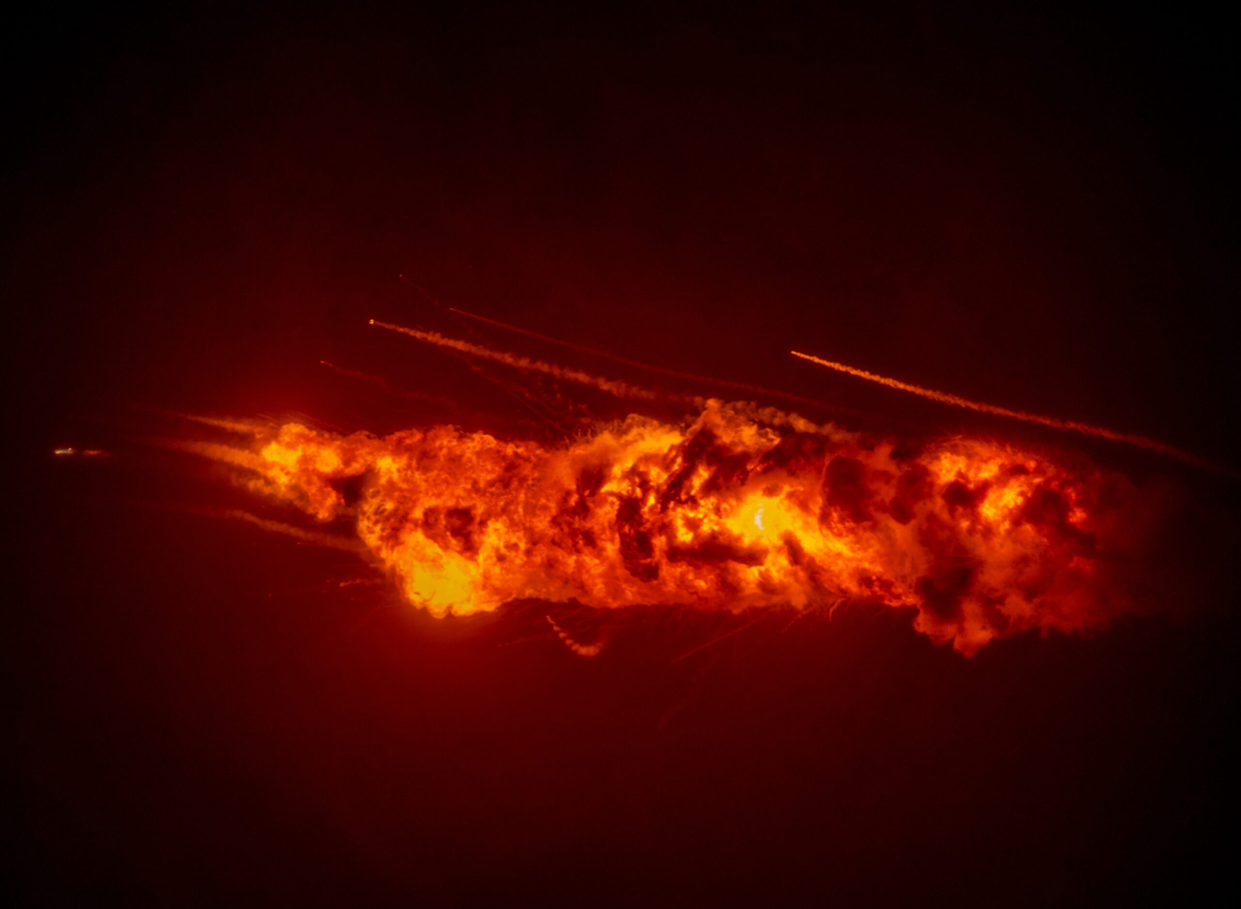 <i>VCG/Getty Images via CNN Newsource</i><br/>A modified Long March-7 carrier rocket carrying the Zhongxing-4B satellite blasts off from the Wenchang Spacecraft Launch Site in Wenchang