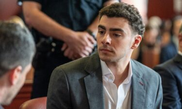 Luigi Mangione attends a pre-trial appearance Tuesday at Manhattan Criminal Court in New York.
