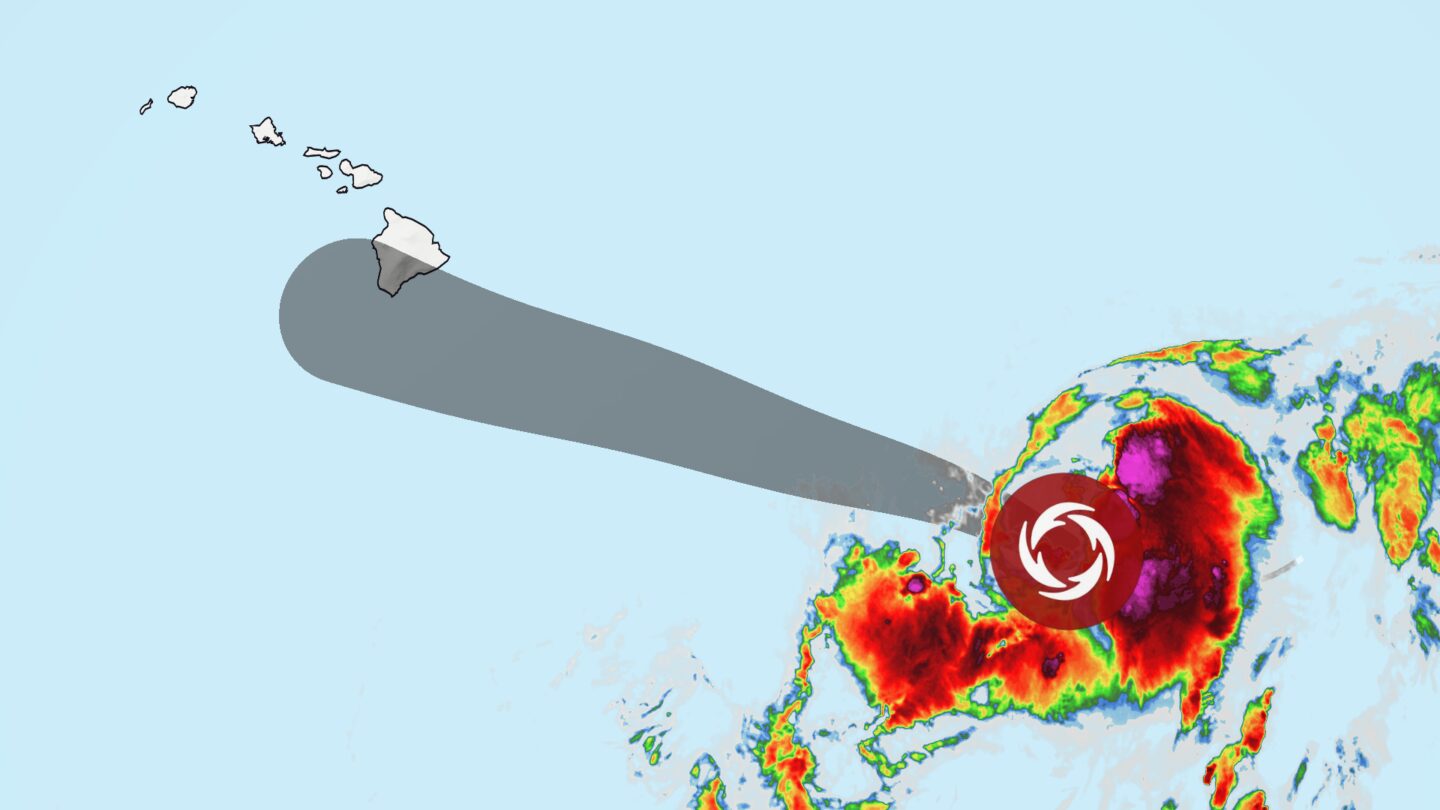 <i>CNN Weather via CNN Newsource</i><br/>Hawaii is bracing for a tropical storm that threatens to bring heavy rain