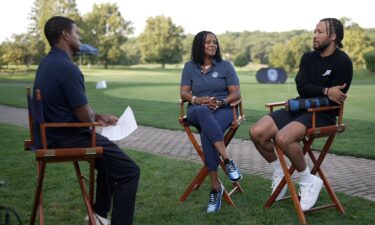 New York Knicks star Jalen Brunson plays in his annual charity golf event in 2024. It is now in its fourth year.
