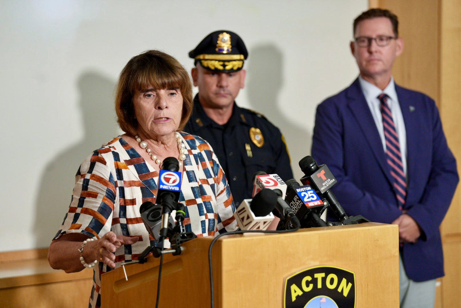 <i>John Walker/USA TODAY NETWORK via Imagn via CNN Newsource</i><br/>Middlesex District Attorney Marian Ryan explains details of a double murder this week in Acton