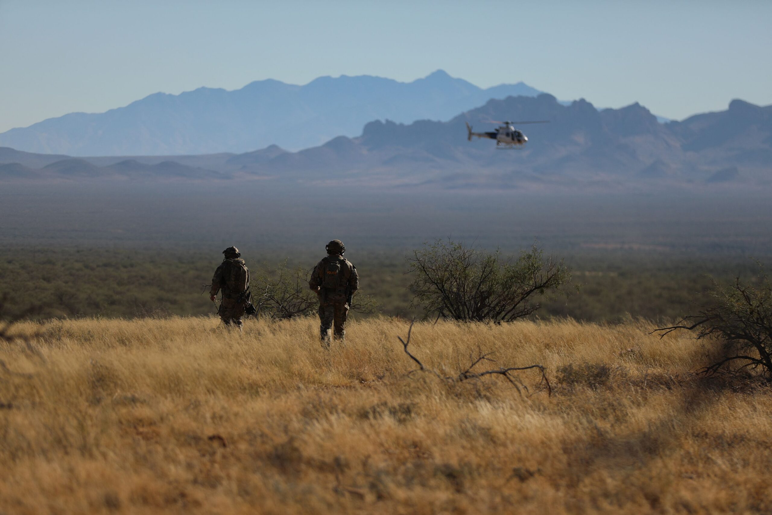 <i>Herika Martinez/AFP/Getty Images via CNN Newsource</i><br/>US Border Patrol Search