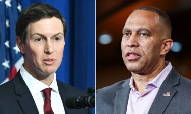 Jared Kushner and House Minority Leader Hakeem Jeffries.