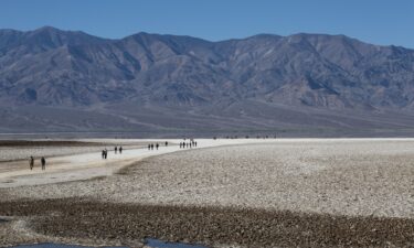 A Frenchman has died after the car he was traveling in got stuck in salt flats in Death Valley.