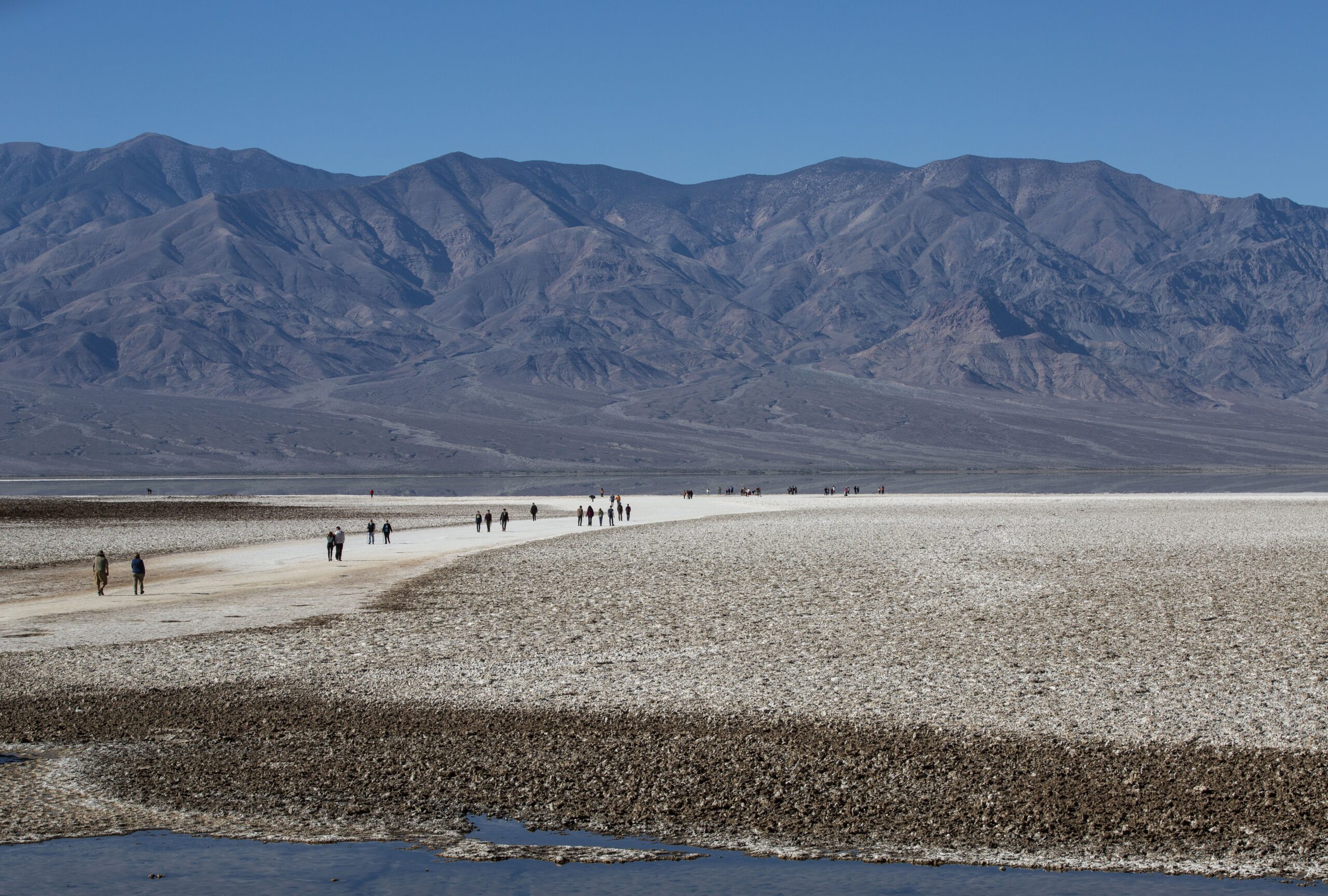 <i>George Rose/Getty Images via CNN Newsource</i><br/>A Frenchman has died after the car he was traveling in got stuck in salt flats in Death Valley.