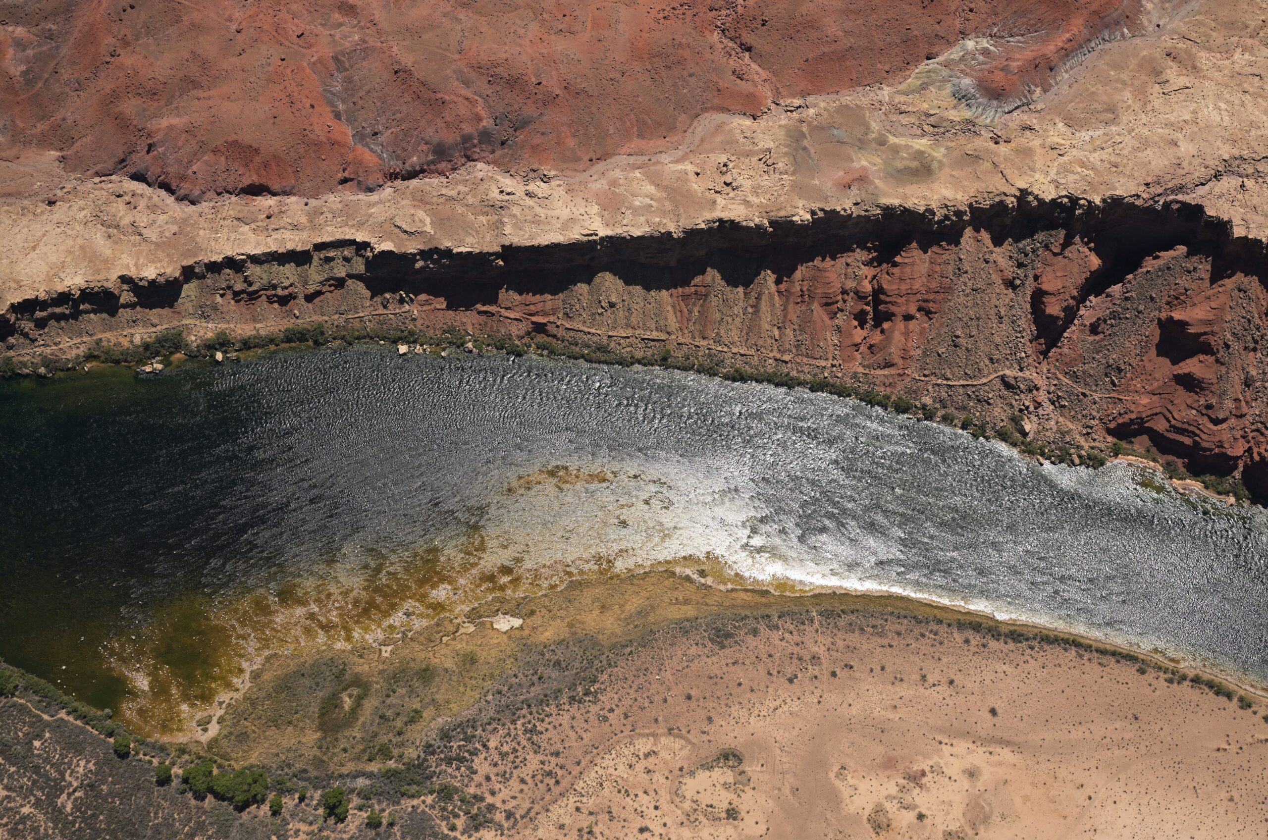 <i>Rebecca Noble/Reuters via CNN Newsource</i><br/>The Colorado River snakes through the canyon as seen from the south rim of Grand Canyon National Park near Tusayan
