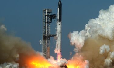 SpaceX's Starship rocket lifts off for a test flight from Starbase