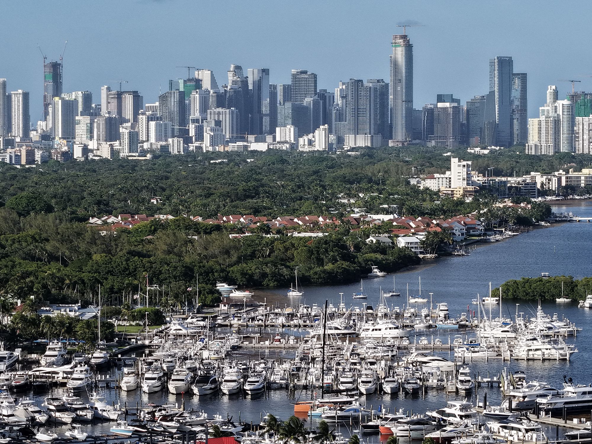 <i>Joe Raedle/Getty Images via CNN Newsource</i><br/>In an aerial view