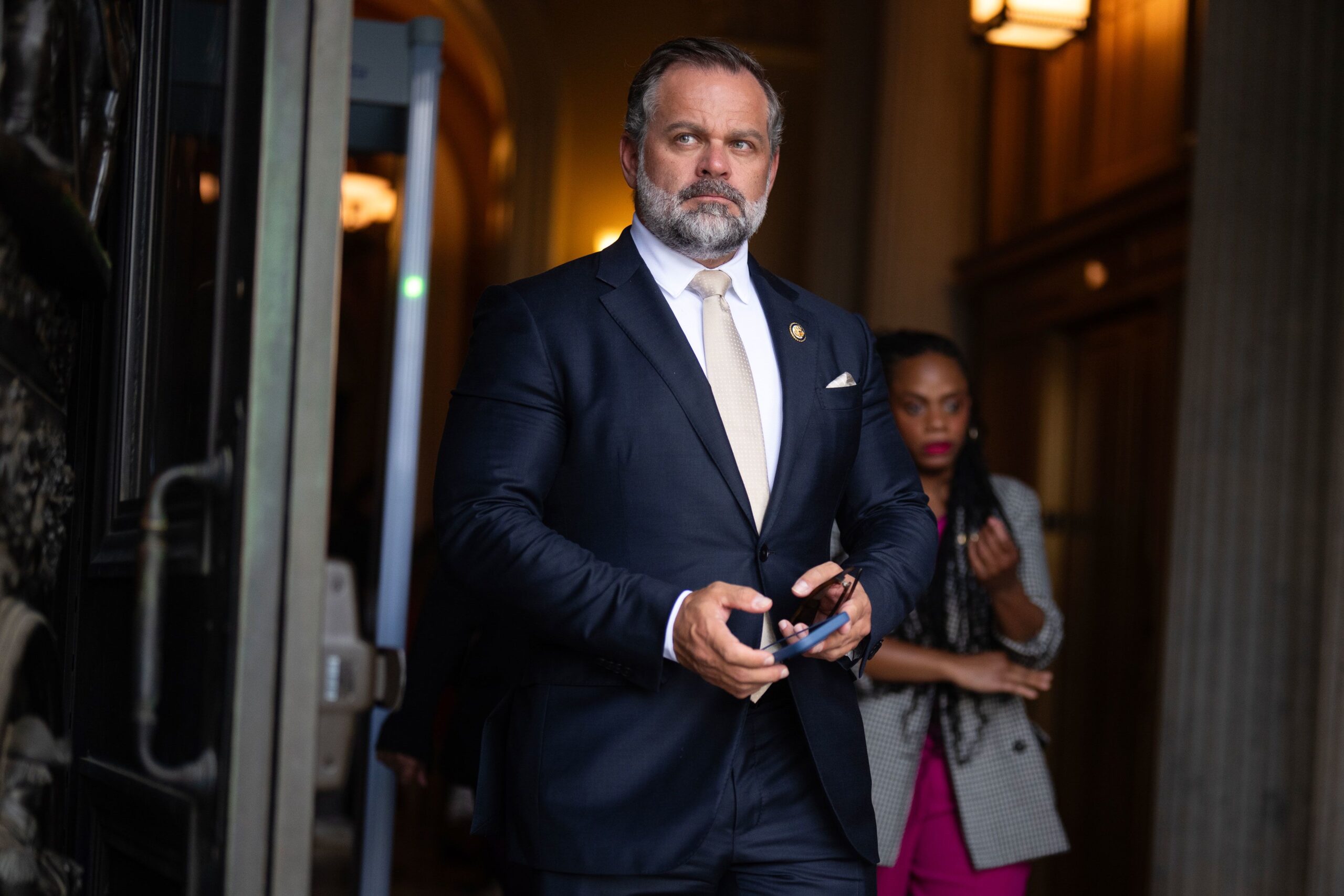 <i>Tom Williams/CQ-Roll Call/Getty Images via CNN Newsource</i><br/>Cory Mills in July 2025.