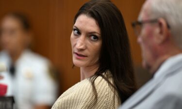 Lindsay Clancy speaks with her lawyer Kevin Reddington during proceedings in her murder trial