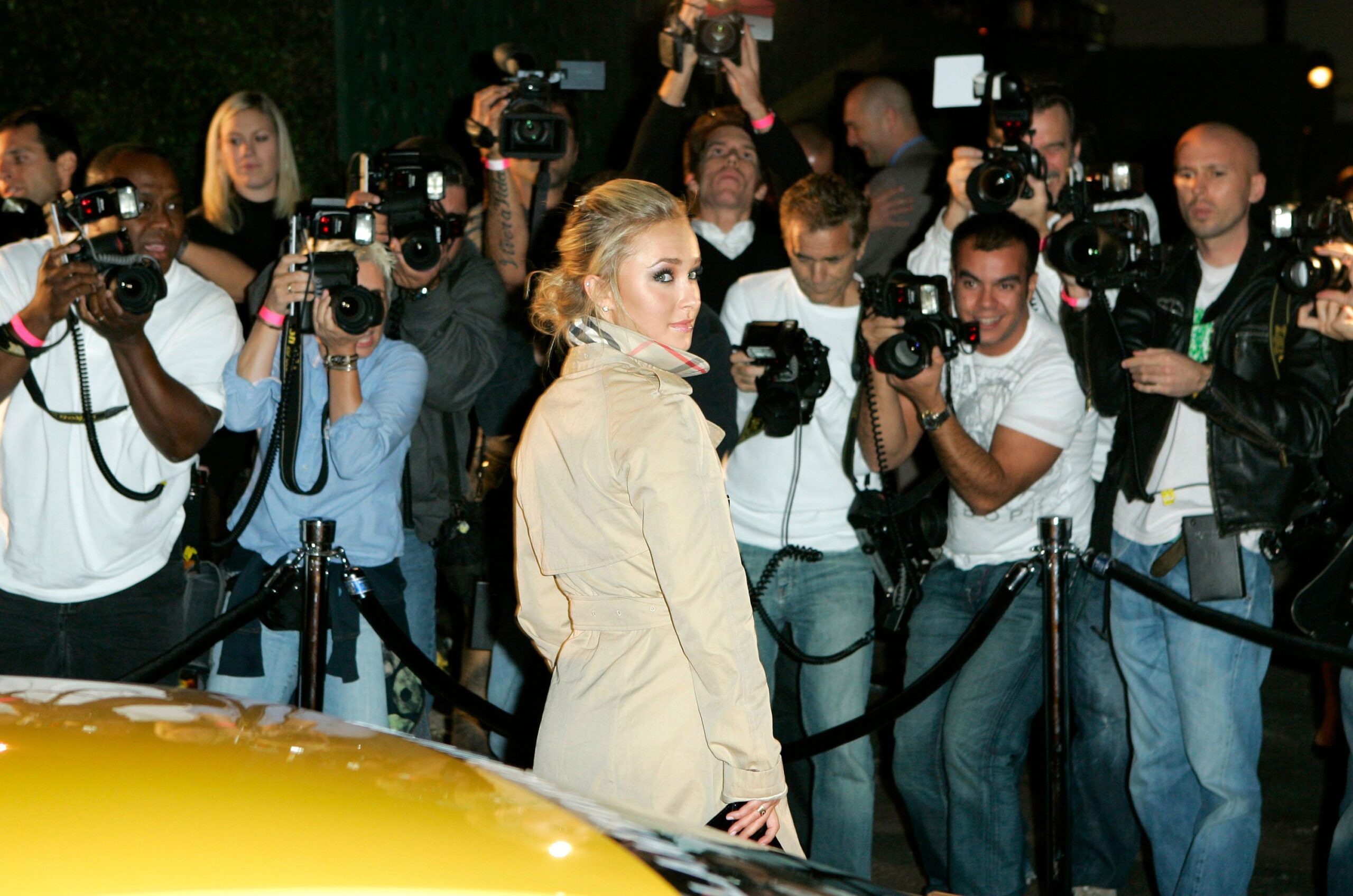 <i>Mark J. Terrill/AP via CNN Newsource</i><br/>Hayden Panettiere poses for photographers as she arrives at a party to celebrate the opening of the Lamborghini Calabasas dealership in Calabasas In November 2007.