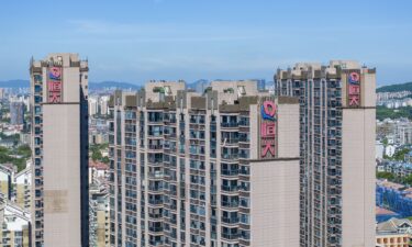 A China Evergrande property development is in Nanjing