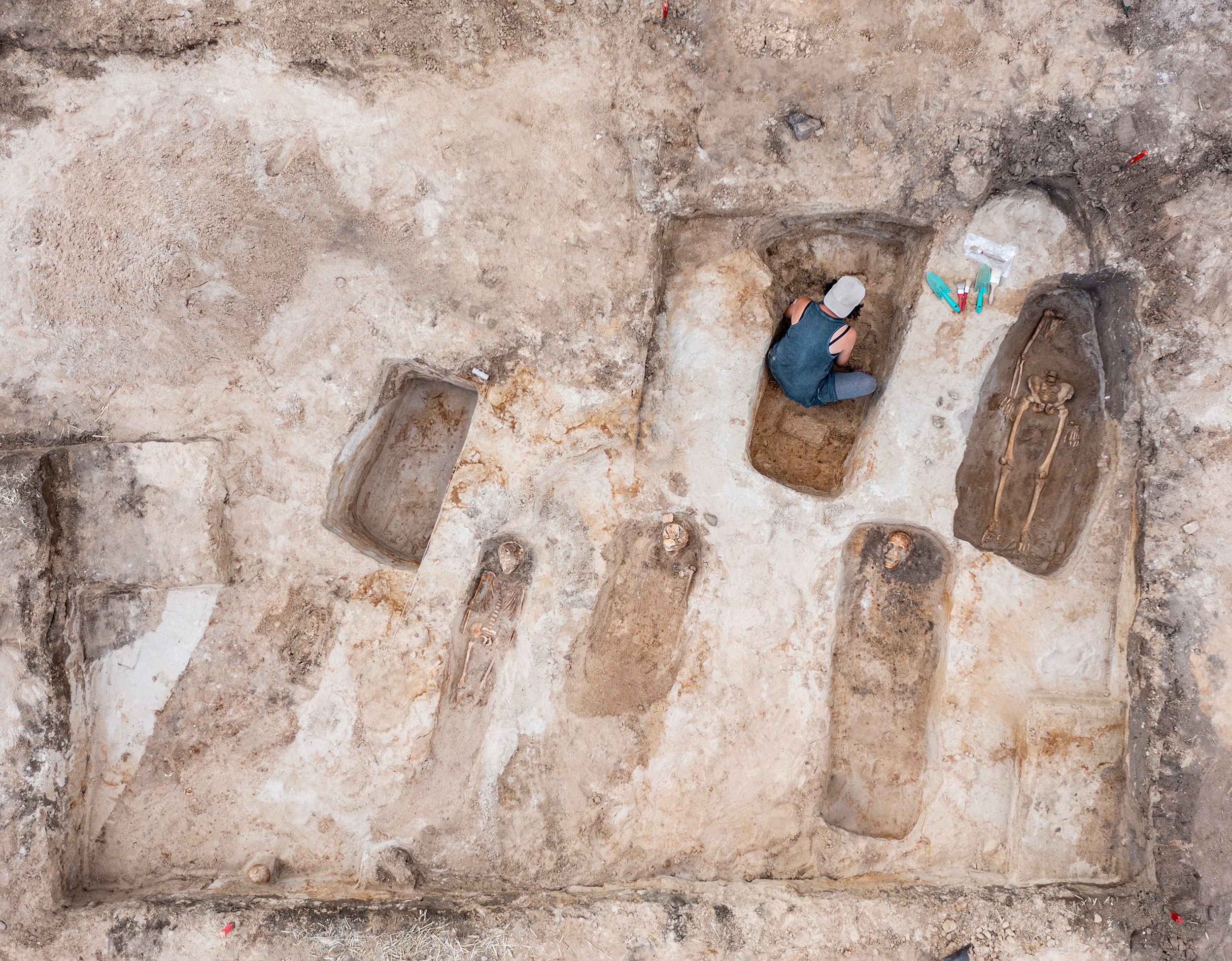 <i>Łukasz Czyżewski via CNN Newsource</i><br/>A 400-year-old grave unearthed in Poland held the body of a young woman with the rusted blade of a sickle over her throat.