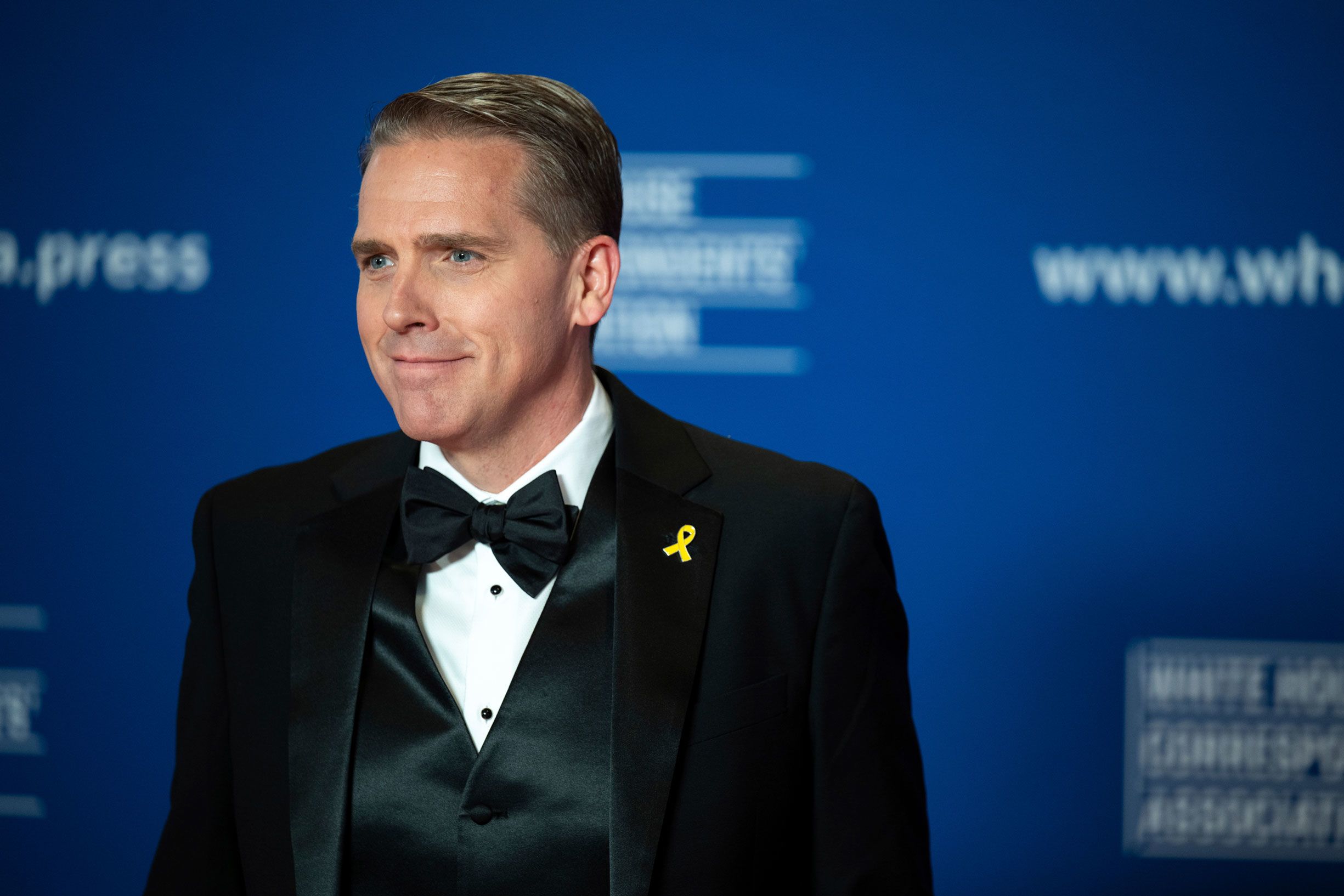 <i>Annabelle Gordon/Sipa/AP via CNN Newsource</i><br/>Scott Jennings attends the 2025 White House Correspondents' Dinner at the Washington Hilton in Washington