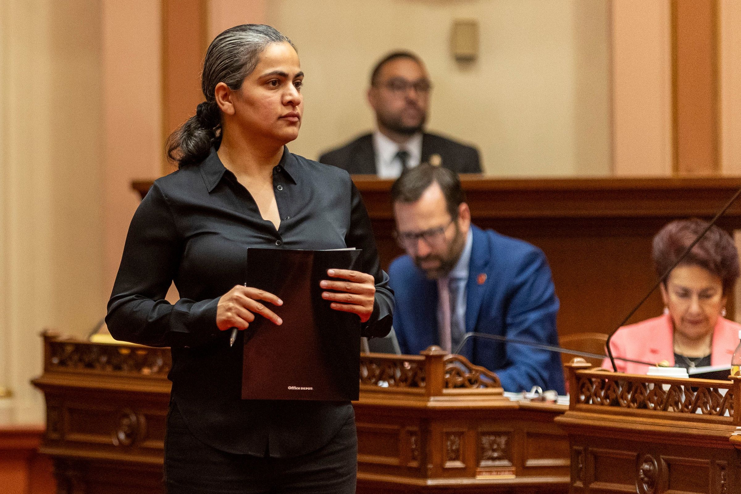 <i>Annie Barker/AP via CNN Newsource</i><br/>California state Sen. Aisha Wahab