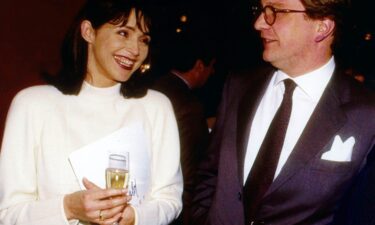 Prince Laurent (right) dated Wendy Van Wanten (left)