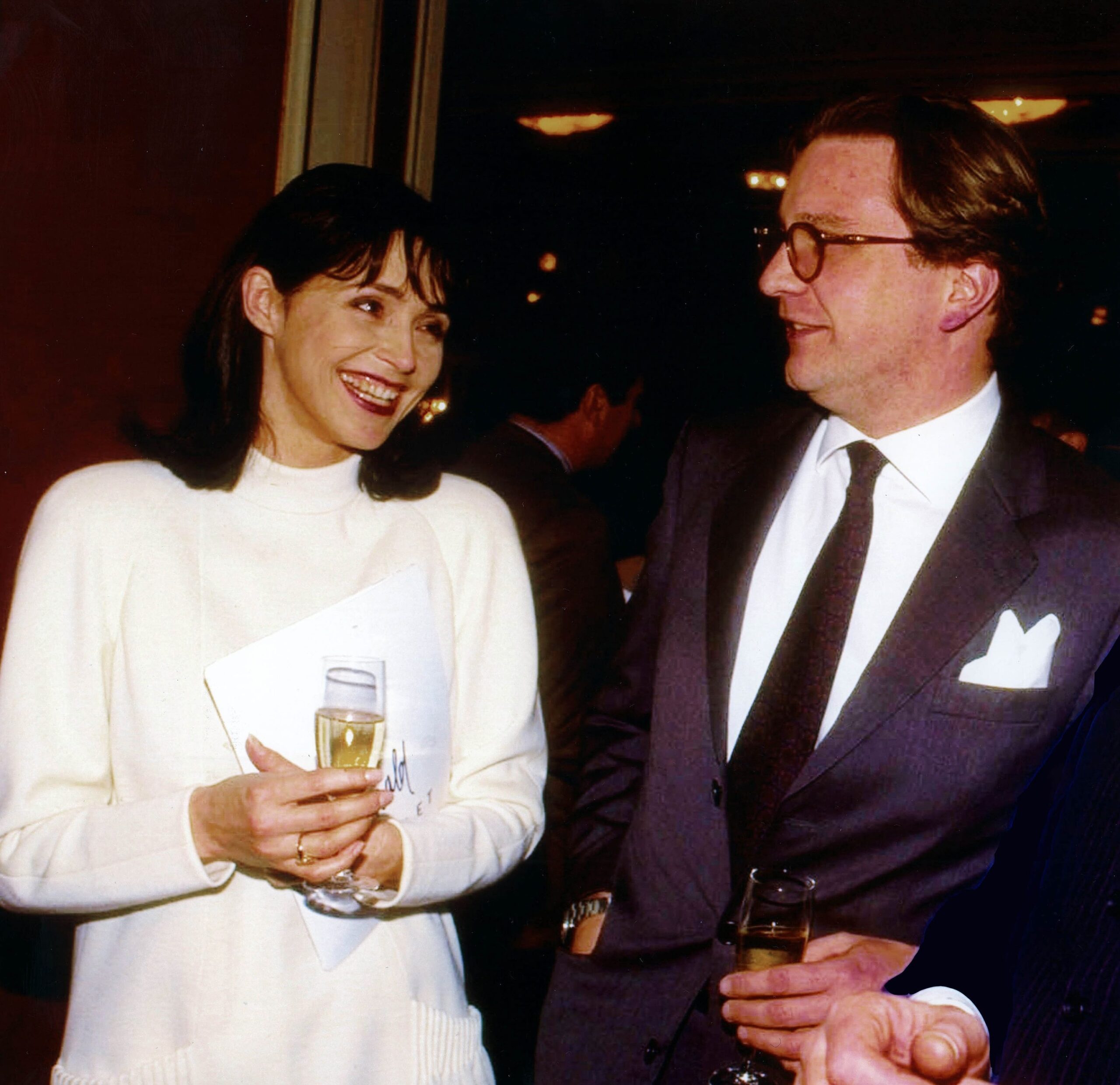 <i>Daelemans/Photonews/Getty Images via CNN Newsource</i><br/>Prince Laurent (right) dated Wendy Van Wanten (left)